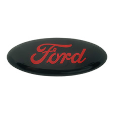 Logotipo Premium 7" Emblema: Logotipo Preto Oval VERMELHO para Grade Ford, usado comprar usado  Enviando para Brazil