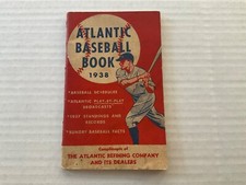 Libro de béisbol Atlantic 1938, estadísticas de 1901-1938 envío gratuito segunda mano  Embacar hacia Mexico
