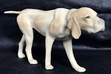 Estatueta de porcelana Schierholz Plaue Thuringia ponteiro braque cão São Alemão 1920, usado comprar usado  Enviando para Brazil