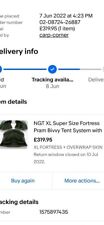 Ngt fortress bivvy for sale  PETERLEE