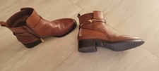 Bottines cuir marron d'occasion  Lagny-sur-Marne