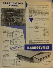 Prospectus brochure stabulatio d'occasion  Auneau