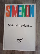 Maigret revient... georges d'occasion  Aubenas