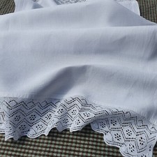 Vintage linen lace for sale  PERTH