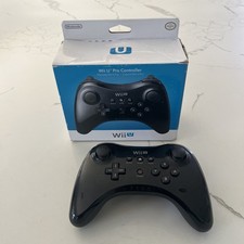 Usado, Controle Nintendo Wii U Pro genuíno preto WUP-005 com caixa original OEM TESTADO! comprar usado  Enviando para Brazil