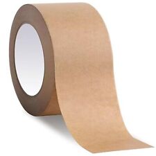 Usado, 12 rolos 3"x55 jardas autoadesivo papel Kraft caixa caixa fita de vedação embalagem comprar usado  Enviando para Brazil