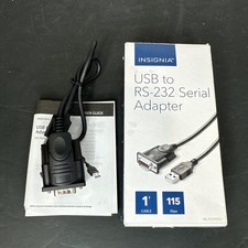 Insignia 1’ cabo USB para RS-232 cabo adaptador serial 115 Kbps NS-PU99501 - USADO comprar usado  Enviando para Brazil