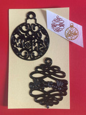 Xcut christmas bauble for sale  WATERLOOVILLE