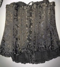 Bustier black corset for sale  Nederland