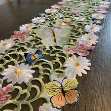 Embroidered butterflies daisie for sale  Saint Paul