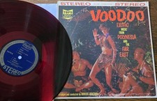 VOODOO Exotic Polynesia Far East Robert Drasnin LP Rare RED Vinyl Record Stereo, usado comprar usado  Enviando para Brazil