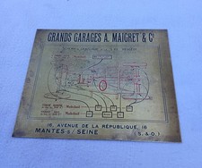 Plaque peugeot 5hp d'occasion  Flesselles