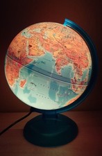 Globus lampe leuchtglobus gebraucht kaufen  Saalfeld/Saale