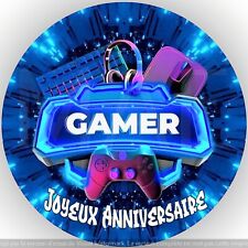 Gamer. décoration gâteau d'occasion  Dieuze
