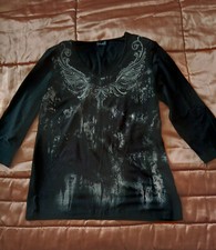 Shirt bluse schwarz gebraucht kaufen  Torgelow