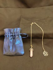 Amethyst pentacle pendulum for sale  RINGWOOD