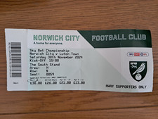 Ticket norwich city for sale  SOUTHAMPTON