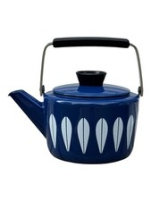 Chaleira vintage Cathrineholm azul real + esmalte branco lótus Noruega, usado comprar usado  Enviando para Brazil