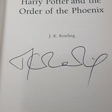 LIVRO ASSINADO POR HARRY POTTER-J.K.ROWLING-ORDEM DA FÊNIX comprar usado  Enviando para Brazil