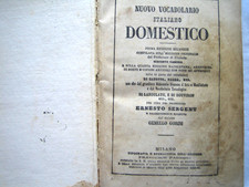 Nuovo vocabolario domestico usato  Italia