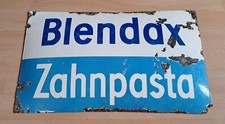 Emailleschild blendax zahnpast gebraucht kaufen  Berlin