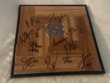2017-2018 NORTH CAROLINA ALCATRÃO SALTOS EQUIPE ASSINADO E EMOLDURADO LOGOTIPO PISO AZULEJO CERTIFICADO DE AUTENTICIDADE comprar usado  Enviando para Brazil
