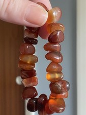 Carnelian stretch bracelet for sale  CROWBOROUGH