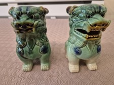 Pair pottery chinese for sale  ROCHDALE