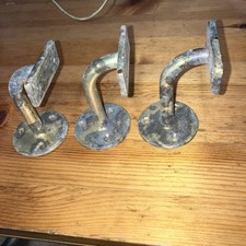 Brass pole bracket for sale  WEMBLEY