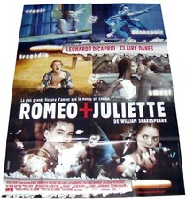 Usado, ROMEO + JULiET Luhrmann DiCaprio Claire Danes Shakespeare GRANDE pôster francês comprar usado  Enviando para Brazil