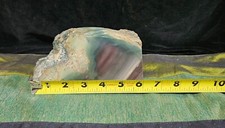 Decoração de casa rara verde madeira petrificada artesanato polido 3 lb comprar usado  Enviando para Brazil