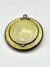 1922 Austrian Glasow Importado Prata Maciça & Guilloche Esmalte Rouge Compacto R&Co, usado comprar usado  Enviando para Brazil