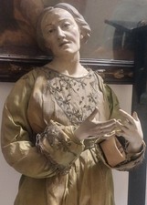 Statuina terracotta antica usato  Genova