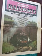 Yorkshire railways evening for sale  BARNSLEY