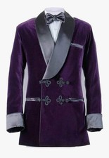 Men purple velvet for sale  Iron Station