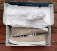 Tênis Feminino Perfect Keds Champion Stone Lona Bronzeada Tamanho 12 Sapatos com Caixa, usado comprar usado  Enviando para Brazil