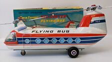 Usado, Vintage MASUDAYA (Japão) Estanho TURBINA DUPLA HELICÓPTERO ÔNIBUS VOADOR 707 comprar usado  Enviando para Brazil