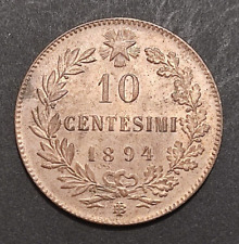 Centesimi lire 1893 usato  Verdellino