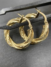 Karat gelbgold creolen gebraucht kaufen  Ahlen-Vorhelm