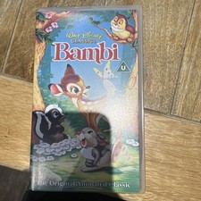 Disney bambi vhs for sale  MONTROSE