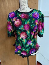 Multicolor floral silk for sale  Aliquippa