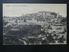Cartolina perugia panorama usato  Italia