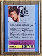 Tom jones signed for sale  WEST BYFLEET
