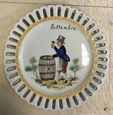 Piatto ceramica dipinto usato  Cagliari