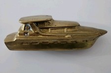 Vintage Barco Cruiser Luxo Iate Náutico Desktop Decoração Pesada comprar usado  Enviando para Brazil
