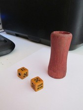 Vintage dice shaker for sale  CROWTHORNE