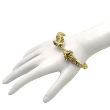 Usado, Pulseira ajustável cabeça de cabra beijo animal kada para homem feminino joias unissex comprar usado  Enviando para Brazil