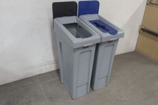 Usado, Estação de reciclagem Rubbermaid Commercial Products 2007914 46 gal tampa total comprar usado  Enviando para Brazil