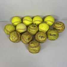 Lot yellow softballs for sale  Gainesville