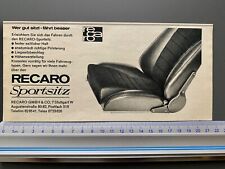 Recaro sportsitz stuttgart gebraucht kaufen  Aßlar